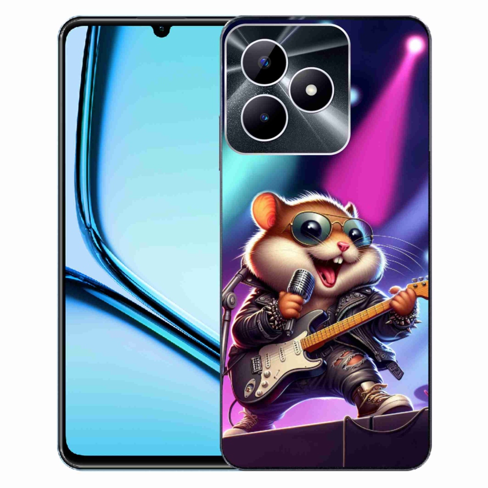 Gelový kryt mmCase na Realme Note 50 - křeček rocker