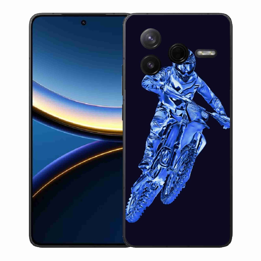 Gelový kryt mmCase na Xiaomi Poco F7 Pro - motocross 1
