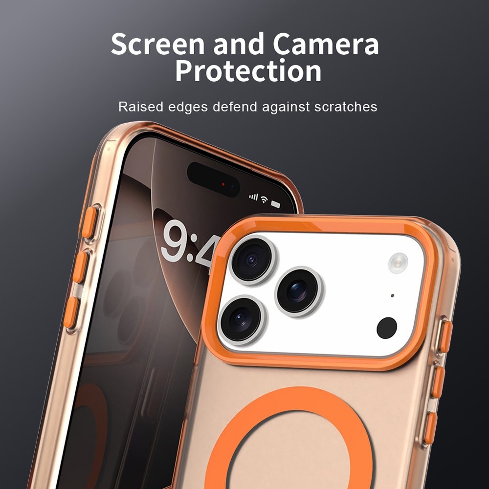 Candy gelový obal s MagSafe na iPhone 17 Pro - oranžový