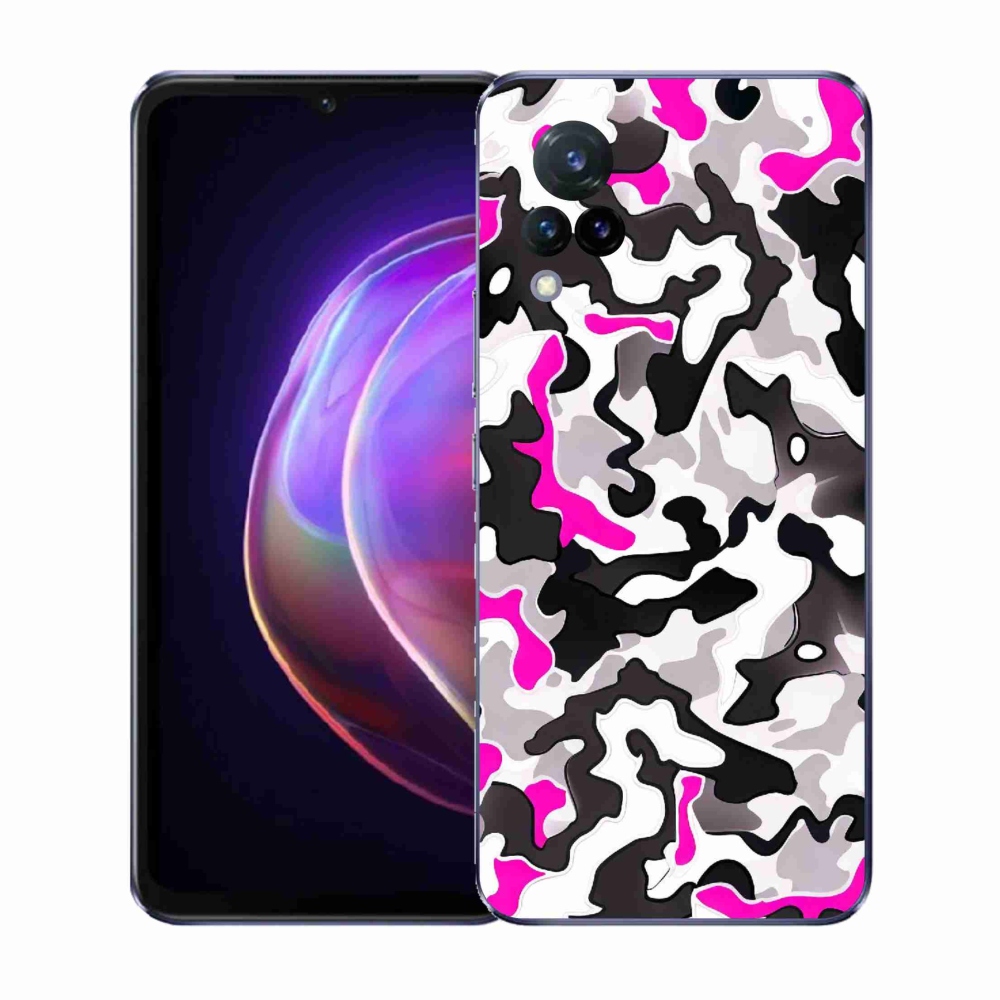 Gelový kryt mmCase na Vivo V21 4G/5G - maskáčový vzor 5