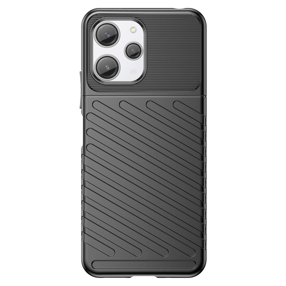 Thunder odolný gelový obal na Xiaomi Redmi 12 4G/5G - černý
