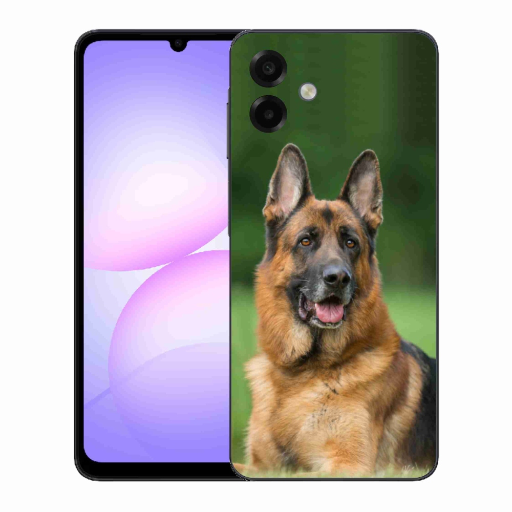 Gelový kryt mmCase na Samsung Galaxy A07 4G - německý ovčák