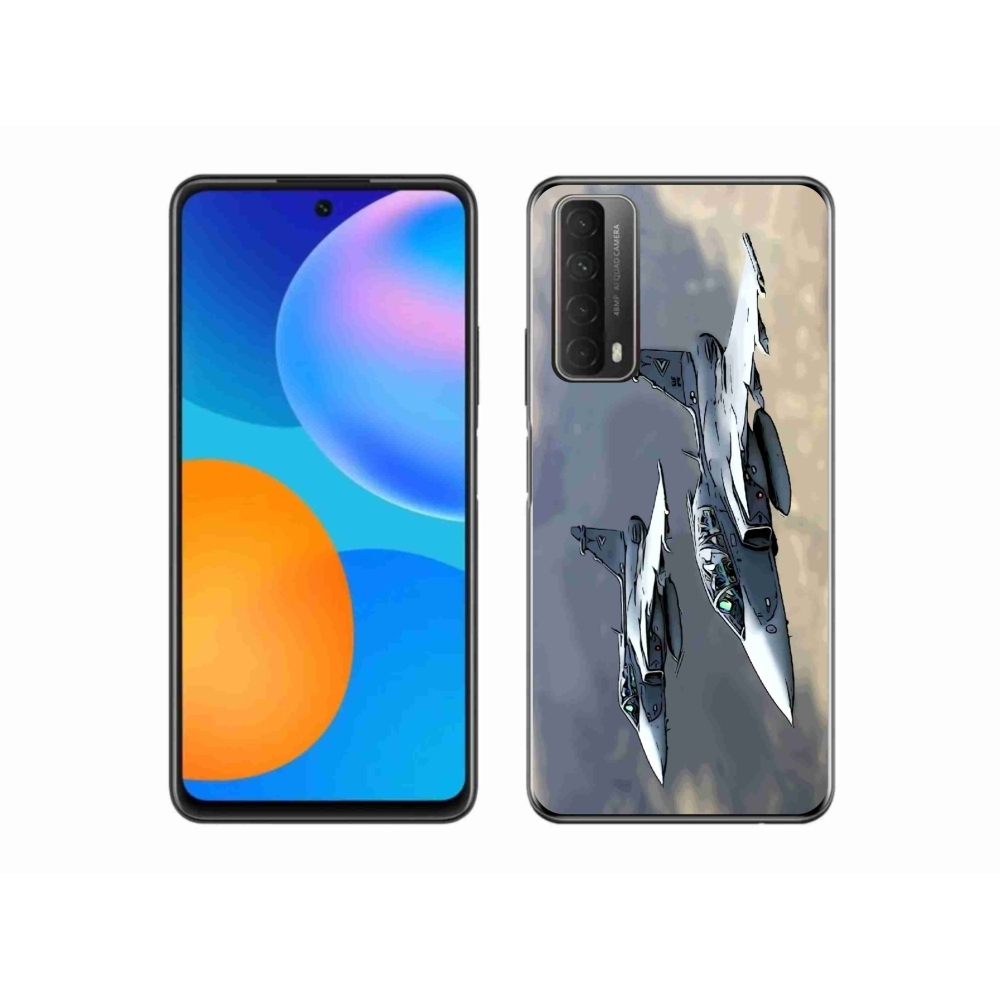 Gelový kryt mmCase na Huawei P Smart (2021) - stíhačky