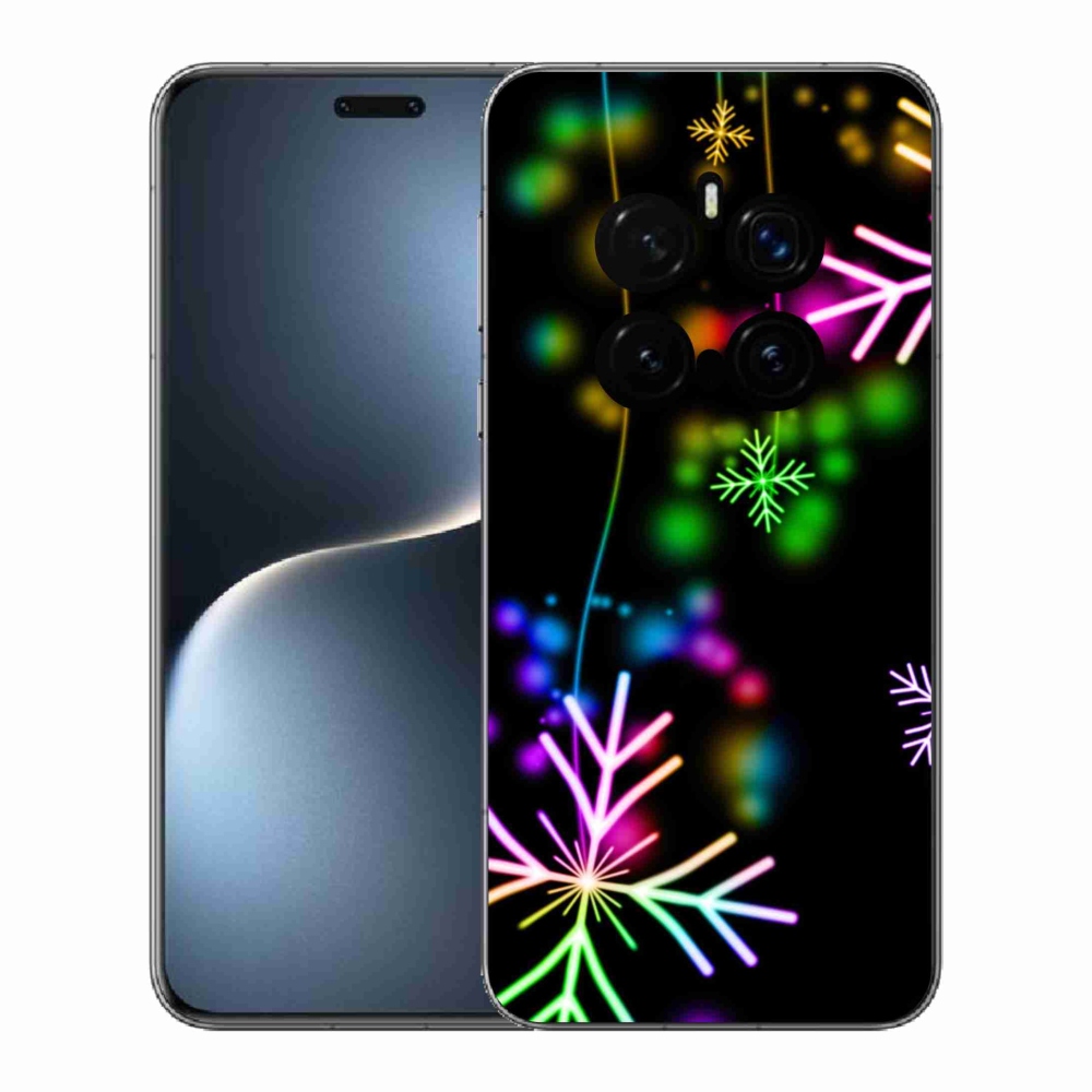 Gelový kryt mmCase na Honor Magic 7 Pro 5G - barevné vločky