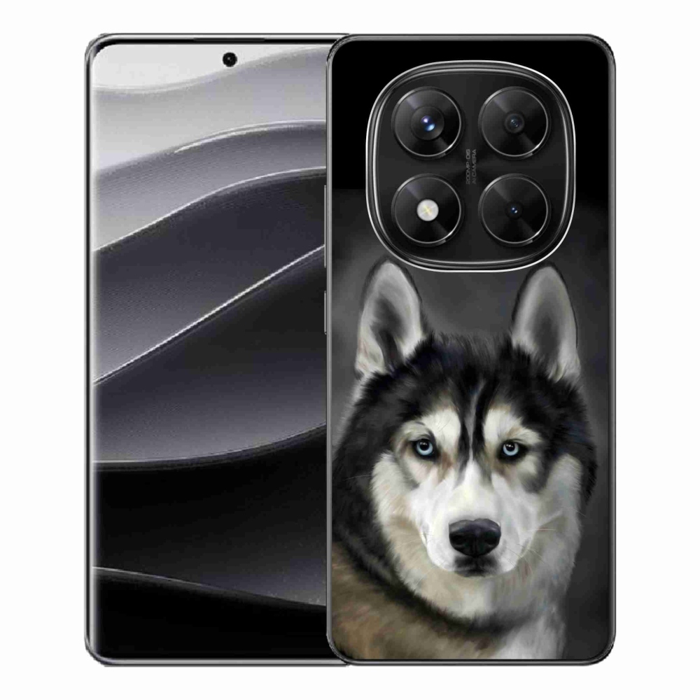 Gelový kryt mmCase na Xiaomi Redmi Note 14 Pro 5G/Poco X7 5G - husky