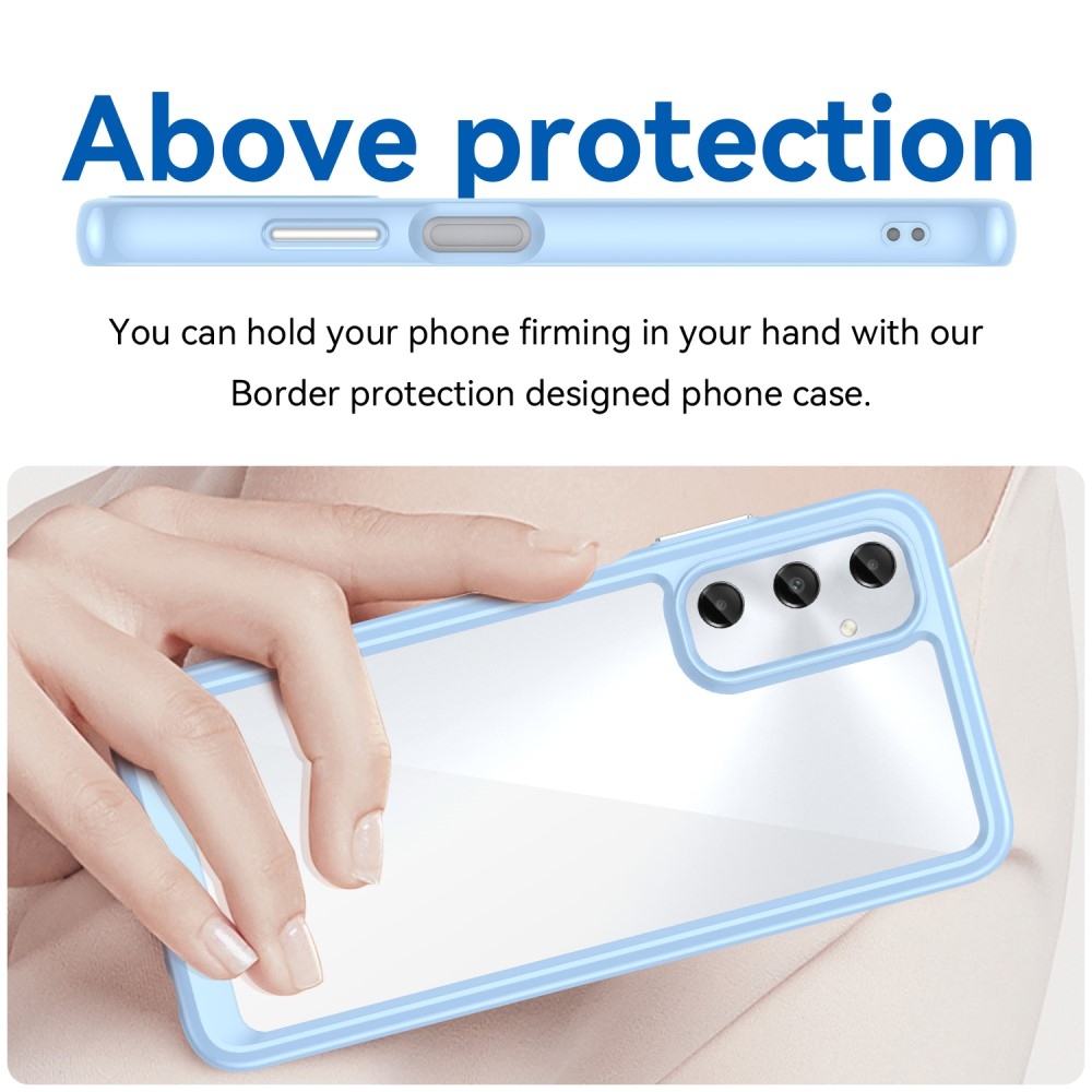 Gelový obal s pevnými zády na Samsung Galaxy A05s - modrý
