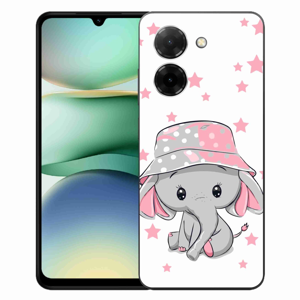 Gelový kryt mmCase na Xiaomi Redmi A5 (171.7x77.8x8.3mm) - růžový slon