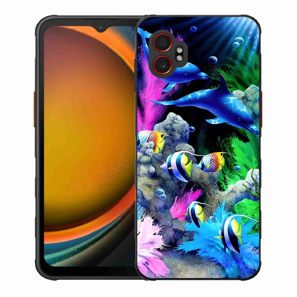 Gelový kryt mmCase na Samsung Galaxy Xcover 7 Pro - mořský svět