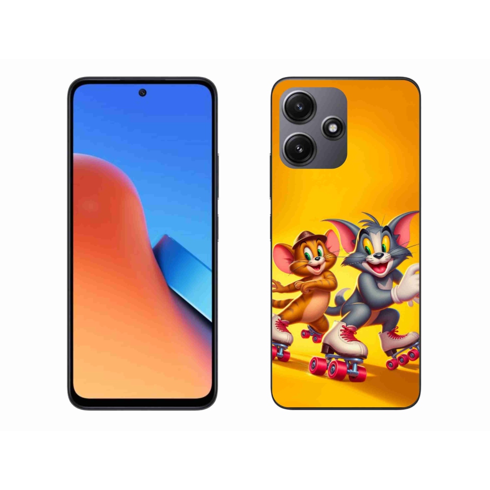 Gelový kryt mmCase na Xiaomi Redmi 12 5G - tom a jerry