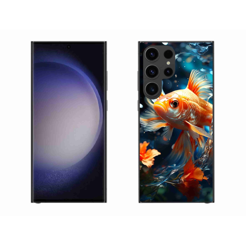 Gelový kryt mmCase na Samsung Galaxy S23 Ultra 5G - rybka