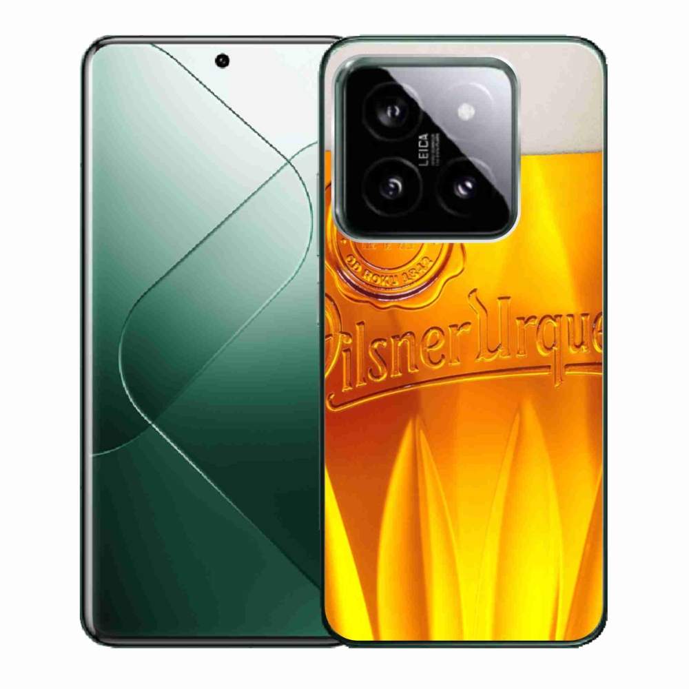 Gelový kryt mmCase na Xiaomi 14 - pivo