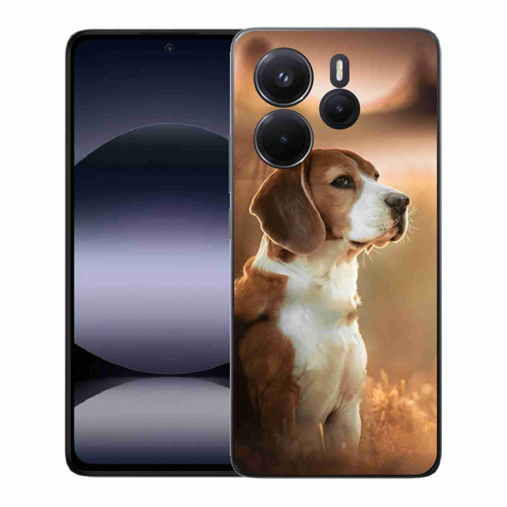 Gelový kryt mmCase na Xiaomi Redmi Note 14 - bígl