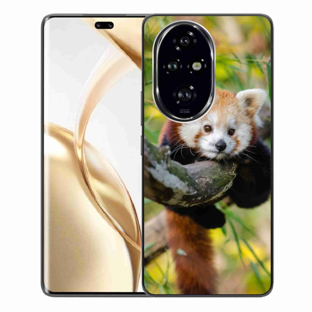 Gelový kryt mmCase na Honor 200 Pro 5G - panda červená