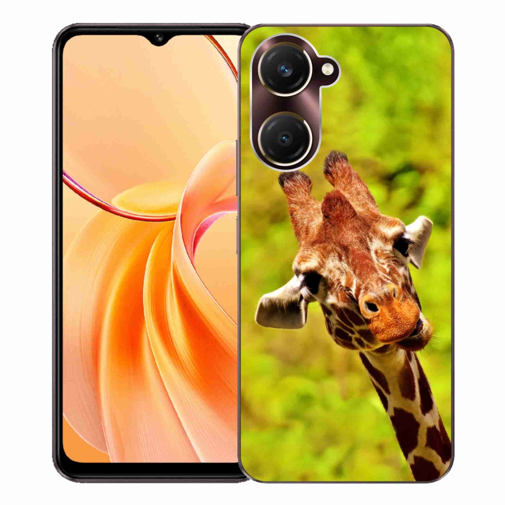 Gelový kryt mmCase na Vivo Y28s 5G - žirafa