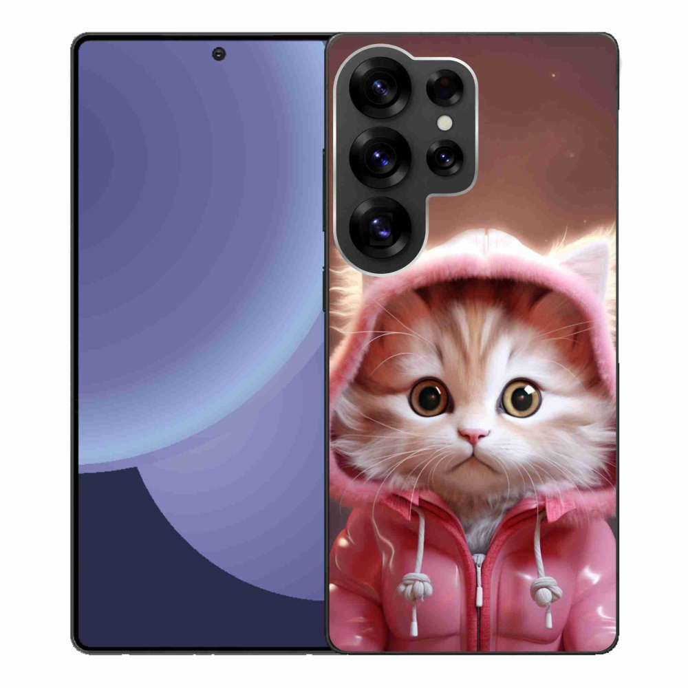 Gelový kryt mmCase na Samsung Galaxy S25 Ultra - roztomilé kotě 3