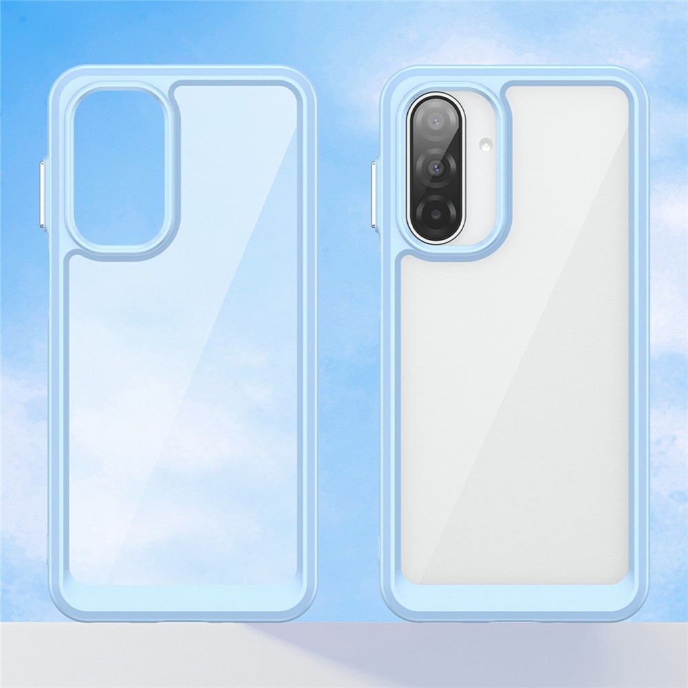 Gelový obal s pevnými zády na Samsung Galaxy A17 5G - modrý