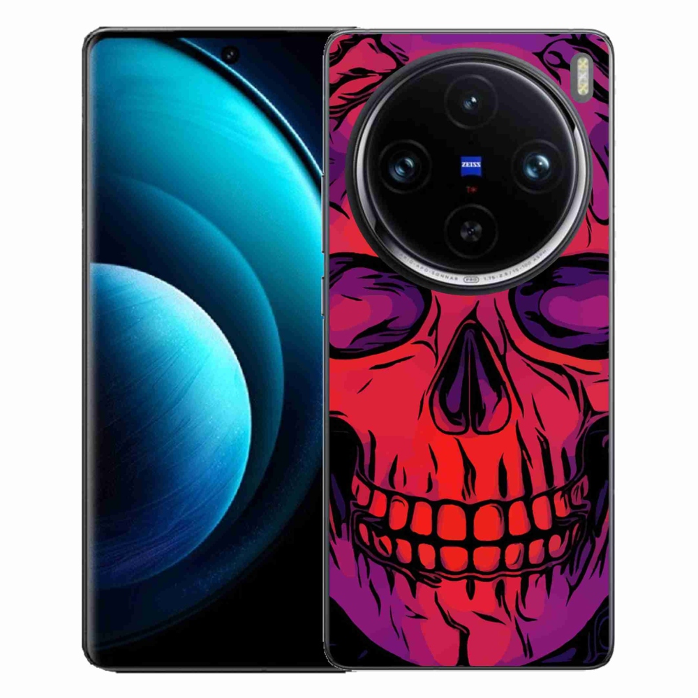 Gelový obal mmCase na Vivo X100 Pro 5G - lebka