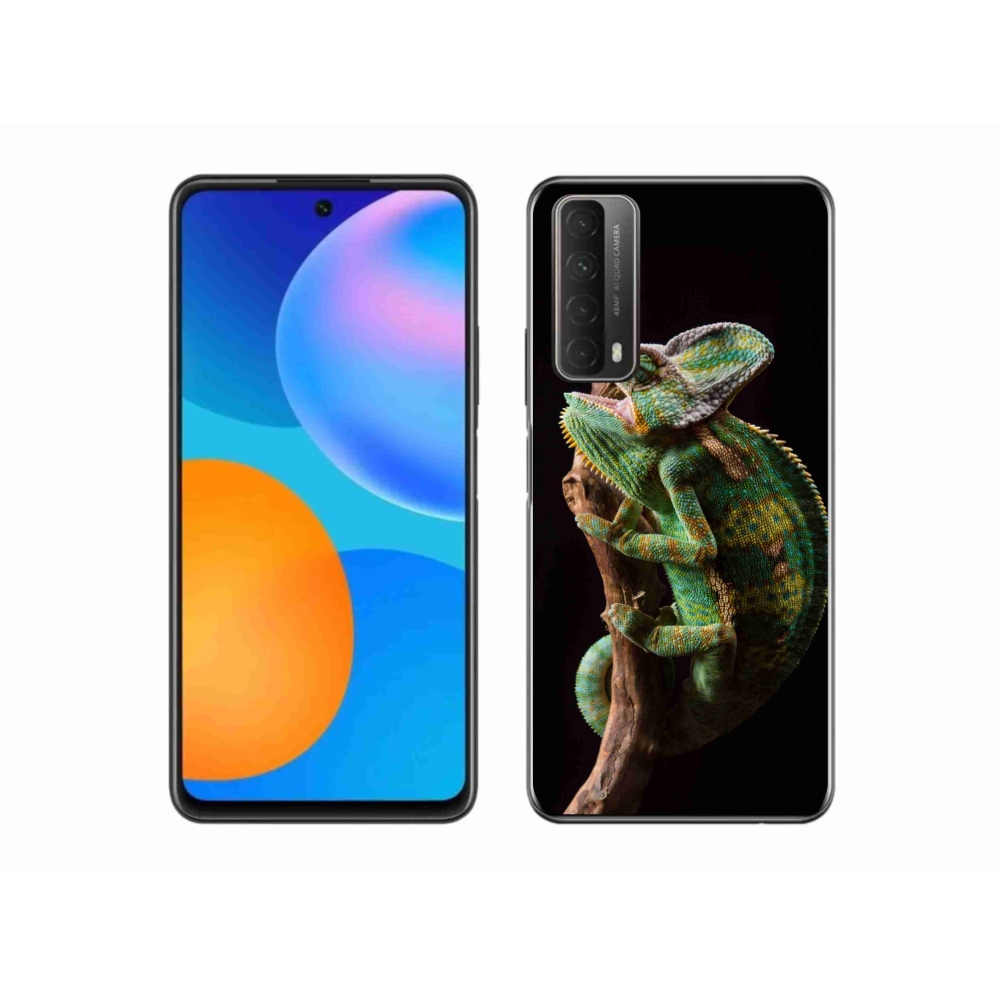 Gelový kryt mmCase na Huawei P Smart (2021) - chameleon