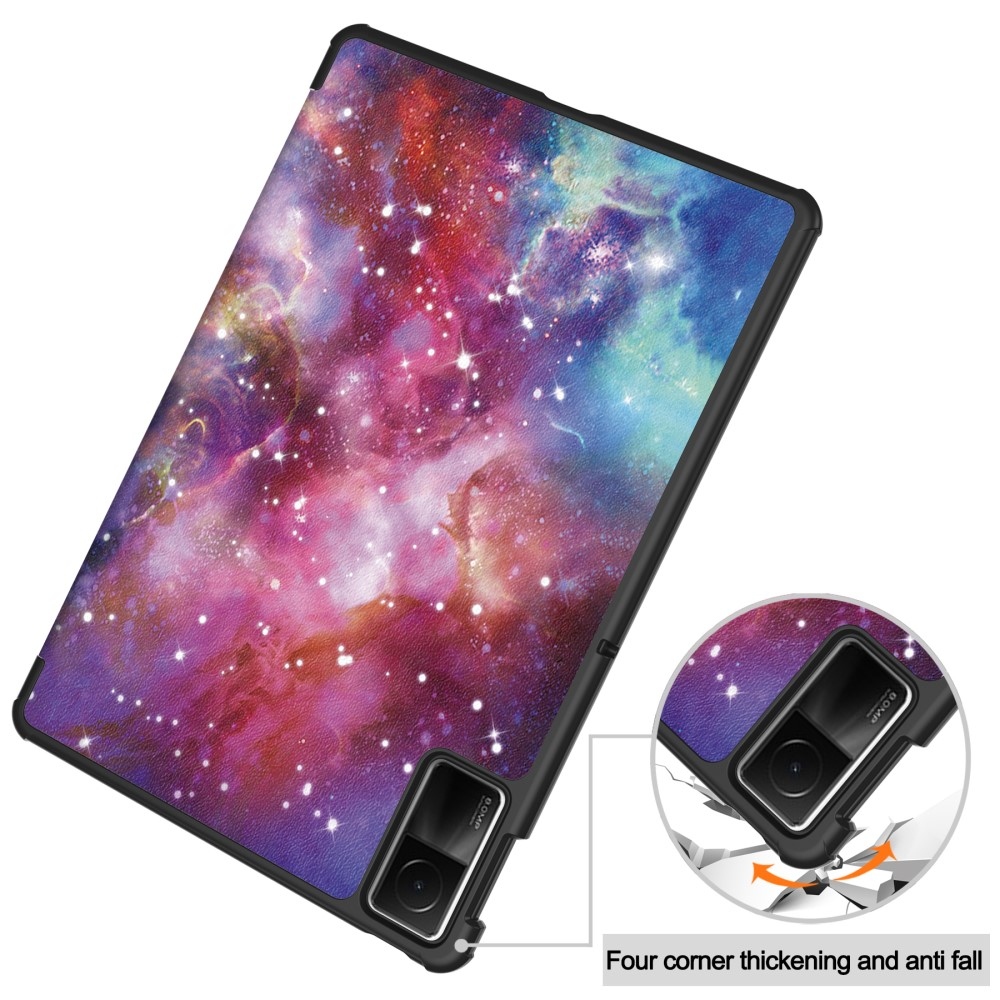 Print chytré zavírací pouzdro na Xiaomi Redmi Pad SE - vesmír