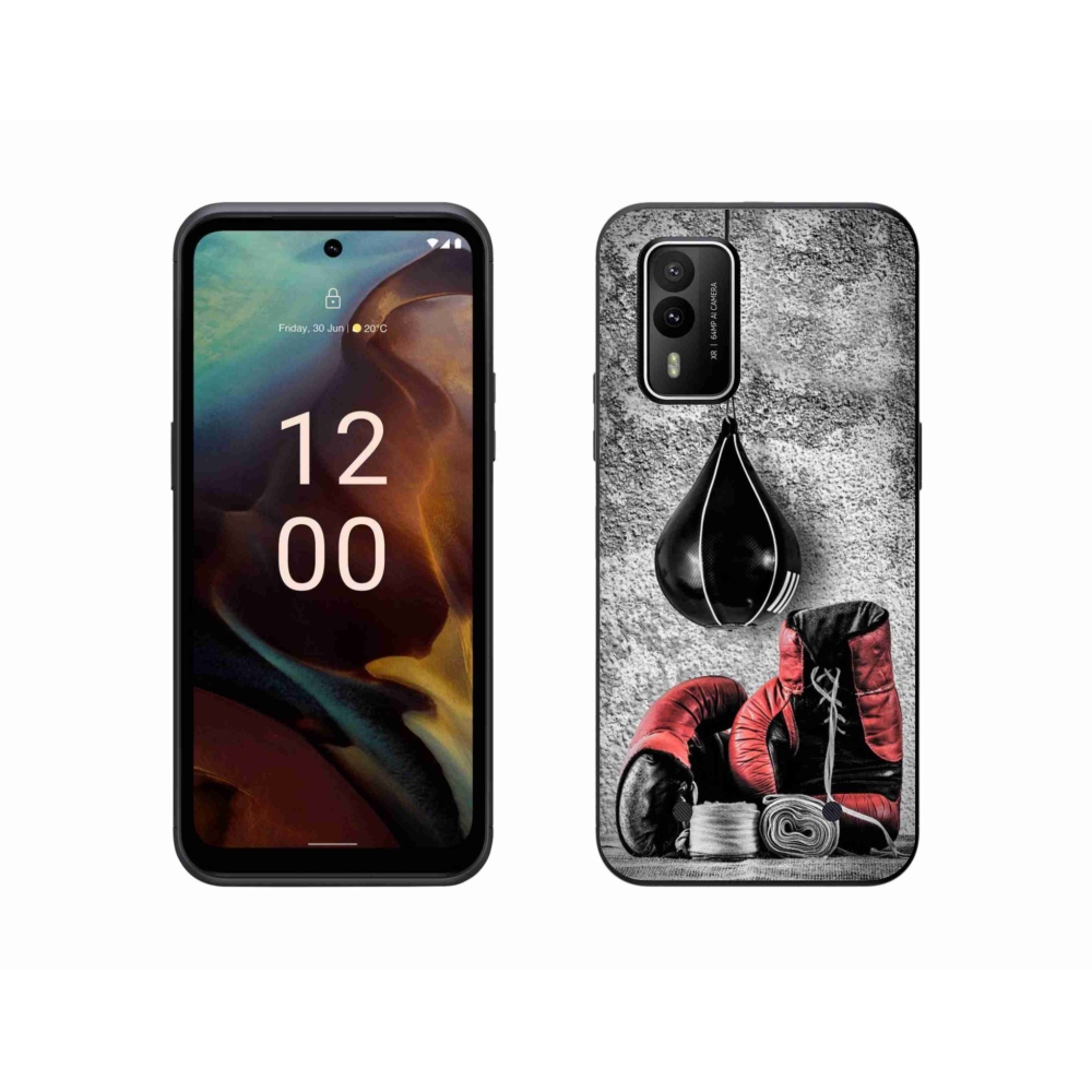 Gelový kryt mmCase na Nokia XR21 - boxovací pytel a rukavice
