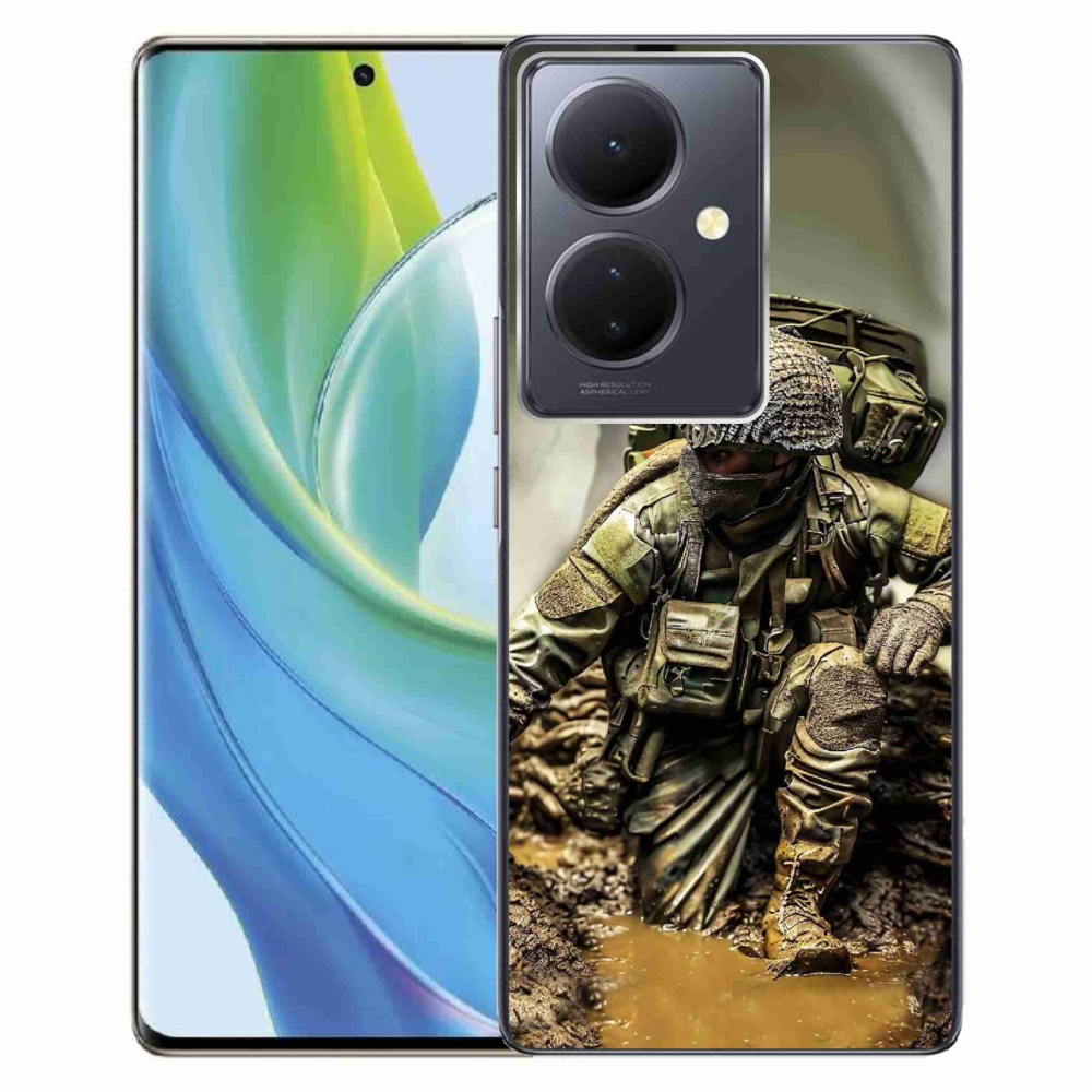 Gelový kryt mmCase na Vivo V29 Lite 5G - voják