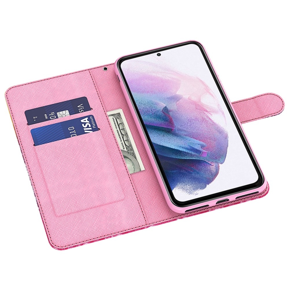 Print knížkové pouzdro na Samsung Galaxy A15 4G/5G - modří motýli