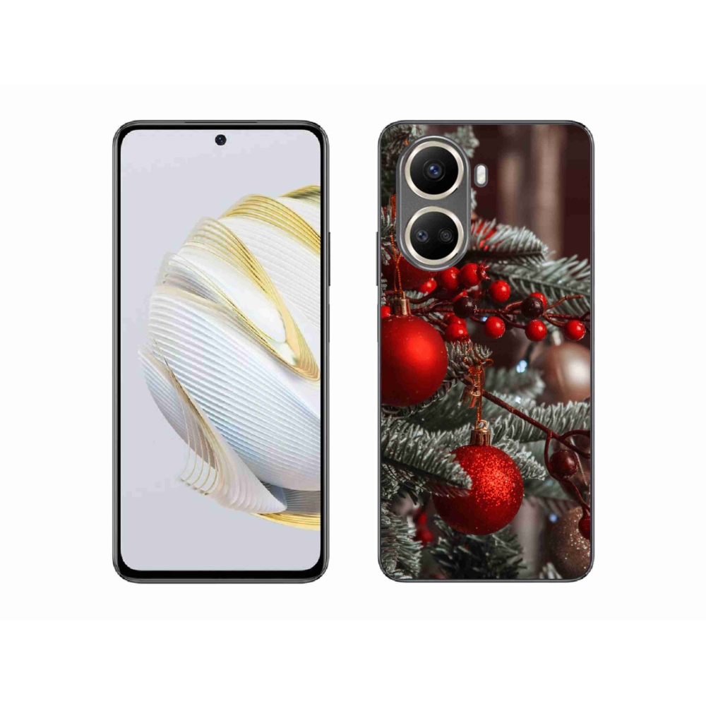 Gelový kryt mmCase na Huawei Nova 10 SE - vánoční ozdoby 2