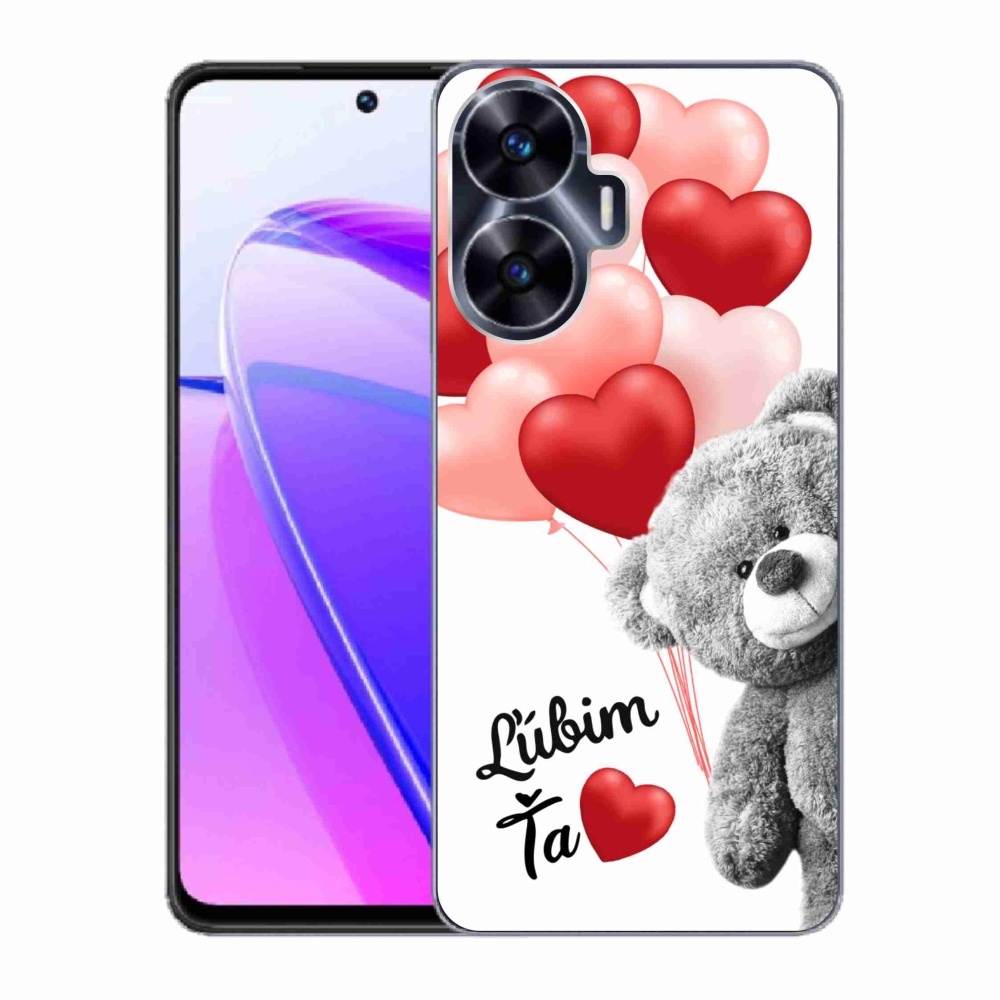Gelový obal mmCase na Realme C55 - ľúbim ťa sk