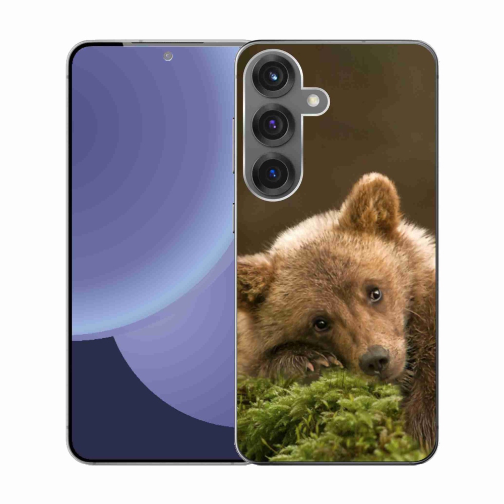 Gelový kryt mmCase na Samsung Galaxy S25 - medvěd