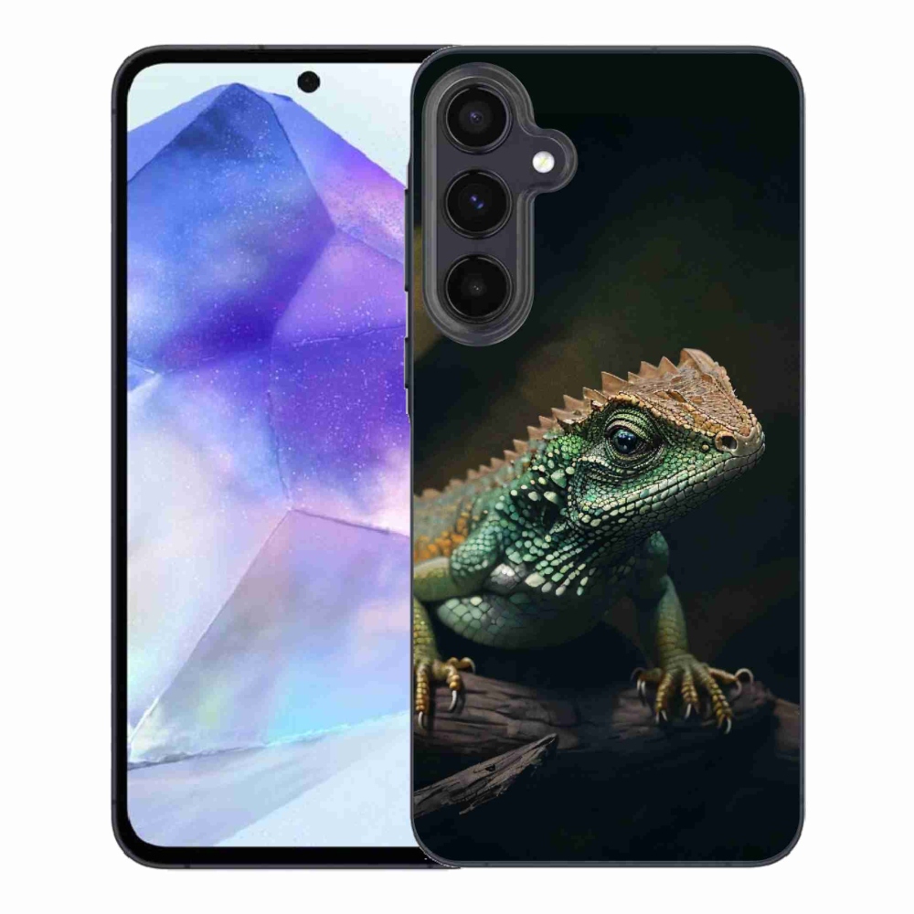 Gelový kryt mmCase na Samsung Galaxy A55 5G - ještěr