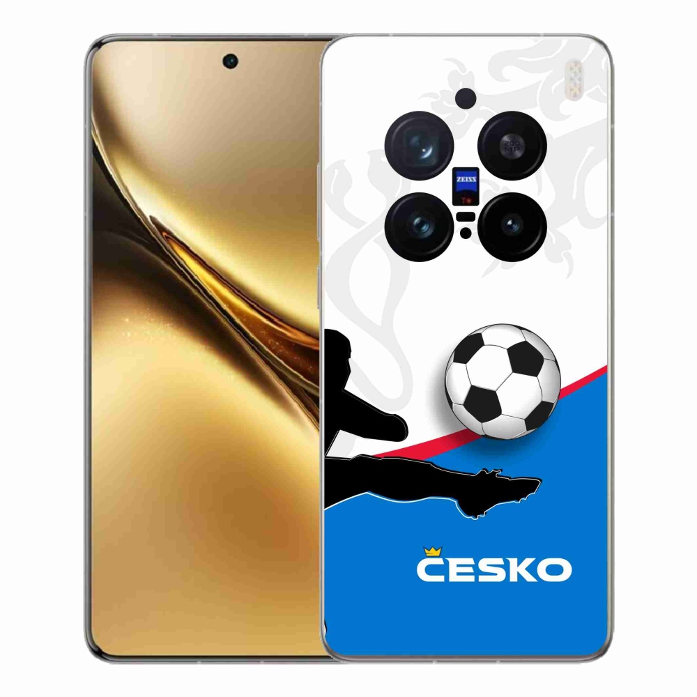 Gelový kryt mmCase na Vivo X200 Pro 5G - fotbal Česko 3