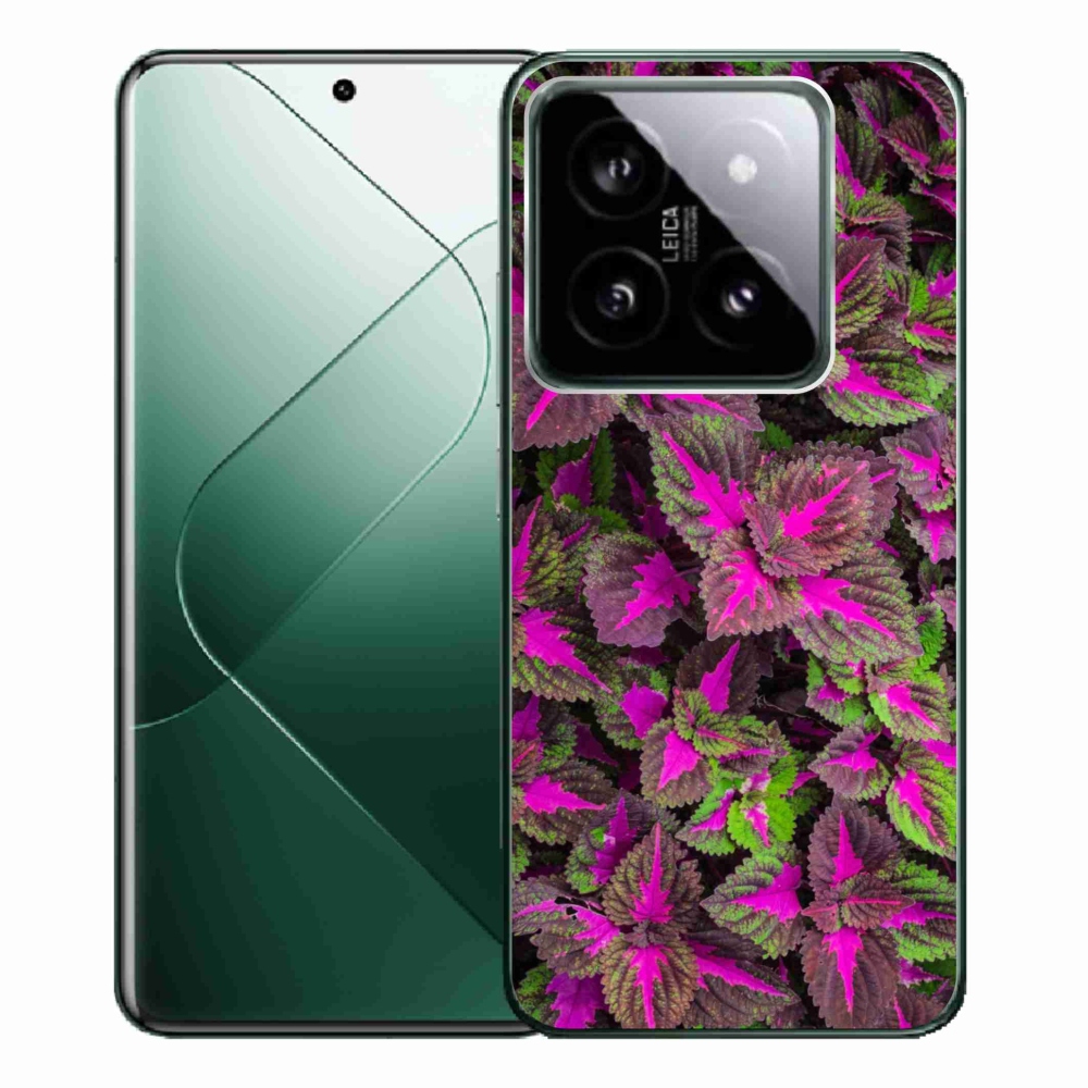 Gelový kryt mmCase na Xiaomi 14 Pro - květiny 10