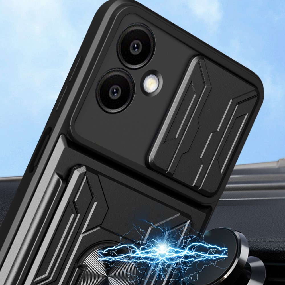 Slider odolný kryt na Samsung Galaxy A06 4G - černý