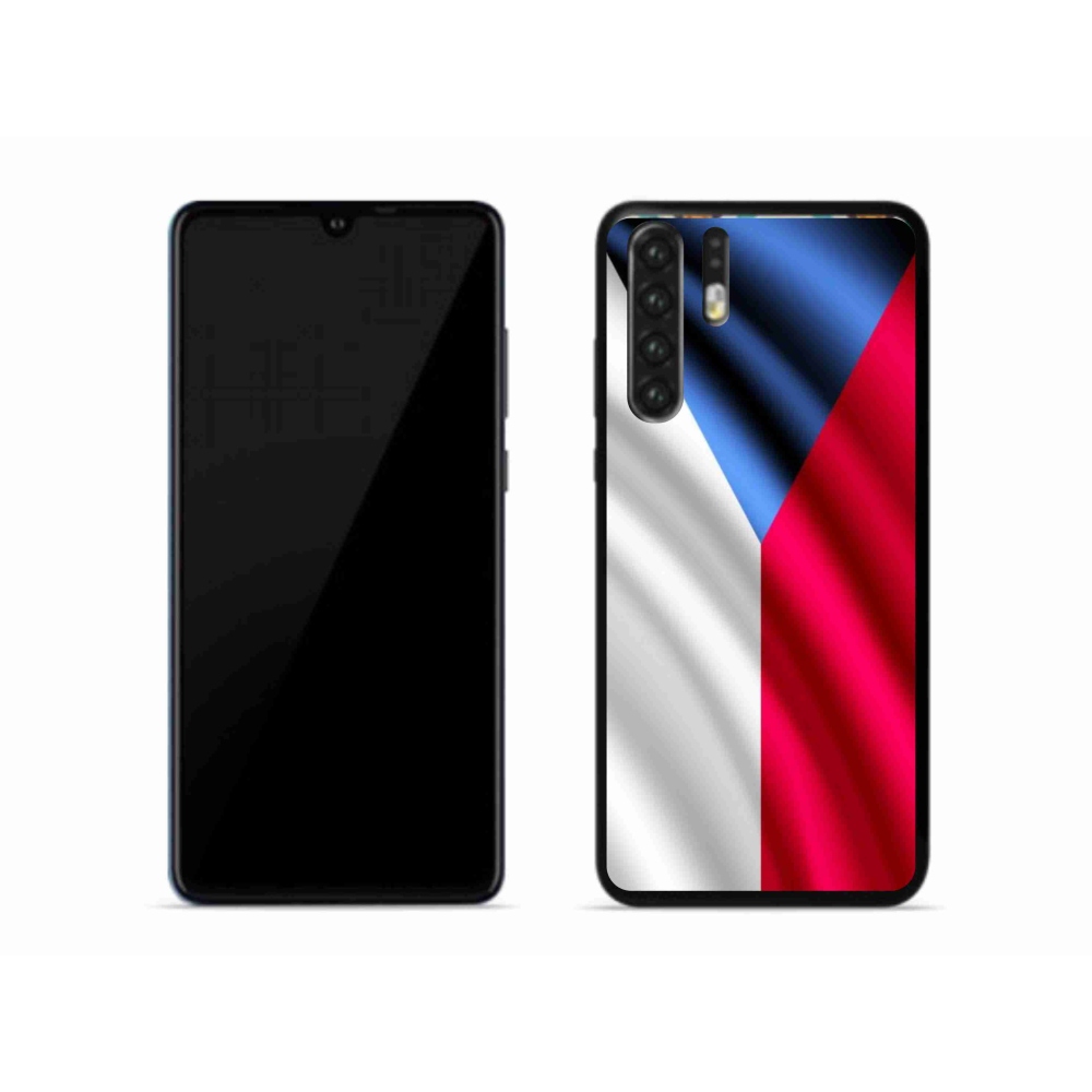 Gelový kryt mmCase na mobil Huawei P30 Pro - česká vlajka