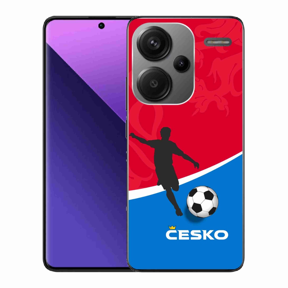 Gelový kryt mmCase na Xiaomi Redmi Note 13 Pro+ 5G - fotbal Česko