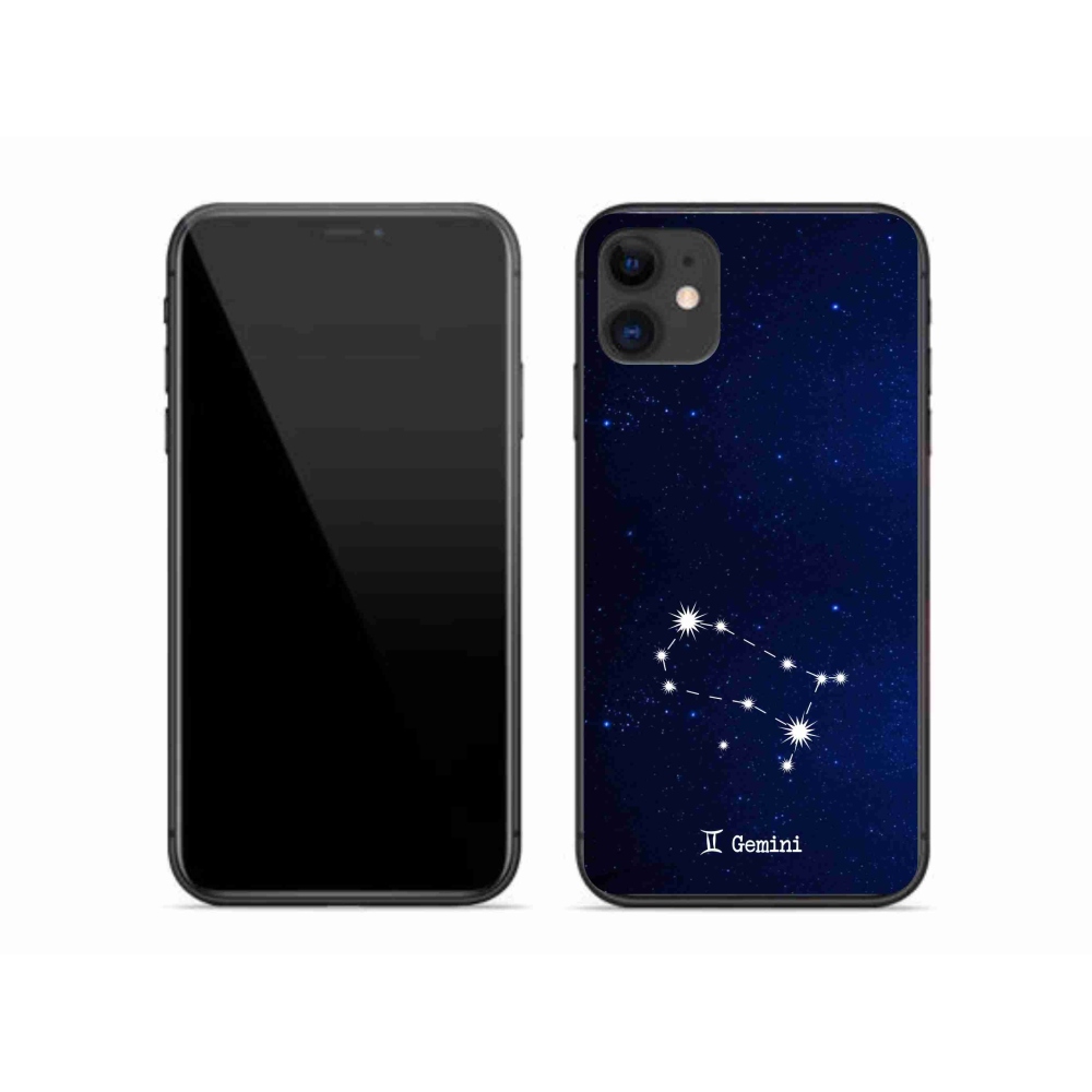 Gelový kryt mmCase na iPhone 11 - souhvězdí Blíženců