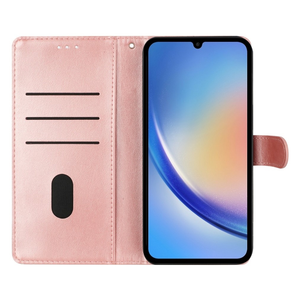 Floralis knížkové pouzdro na Xiaomi 15T Pro - růžovozlaté
