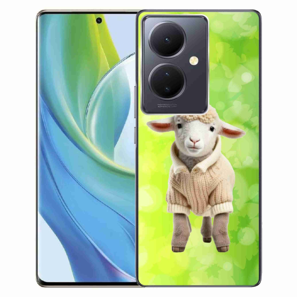 Gelový kryt mmCase na Vivo V29 Lite 5G - jehně ve svetru
