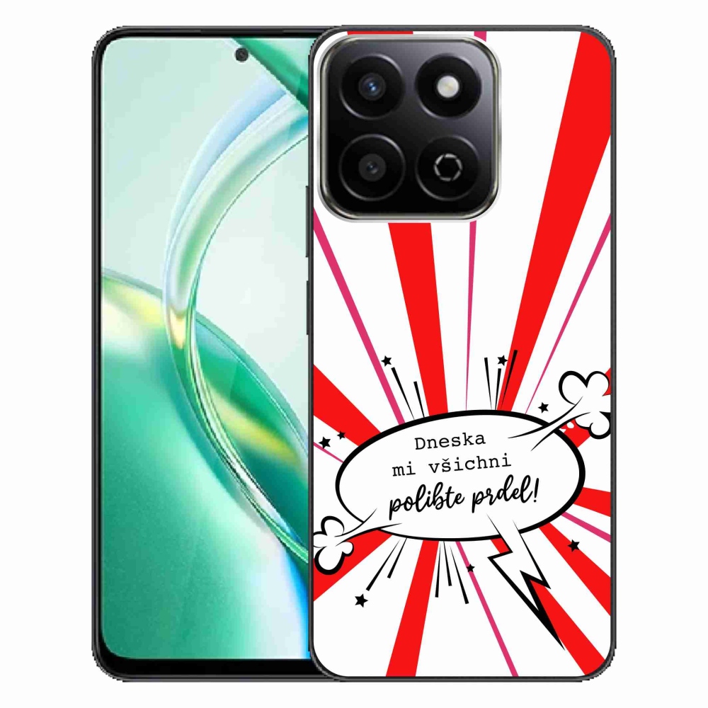 Gelový kryt mmCase na Honor 200 Smart 5G - vtipný text 15 bílé pozadí