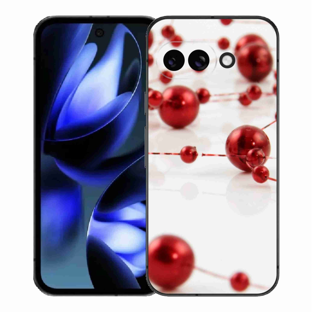 Gelový kryt mmCase na Google Pixel 9a - vánoční řetěz