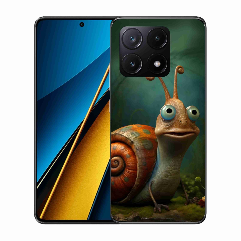 Gelový kryt mmCase na Xiaomi Poco X6 Pro 5G - šnek