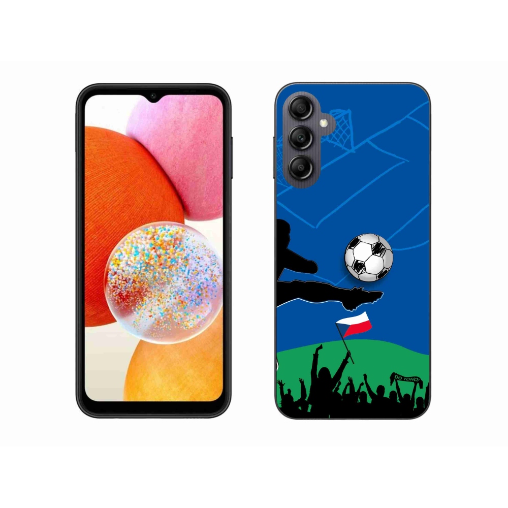 Gelový kryt mmCase na Samsung Galaxy A14 4G/5G - fanoušci fotbalu