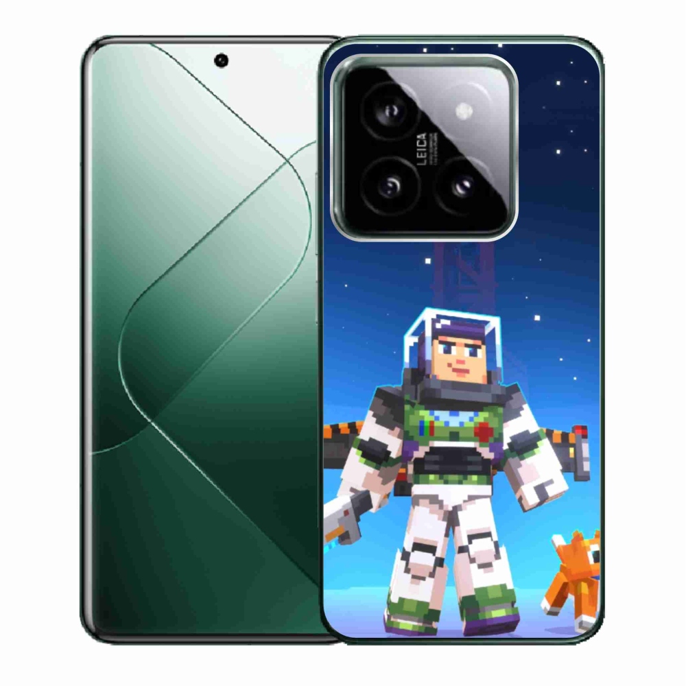 Gelový kryt mmCase na Xiaomi 14 - minecraft 2