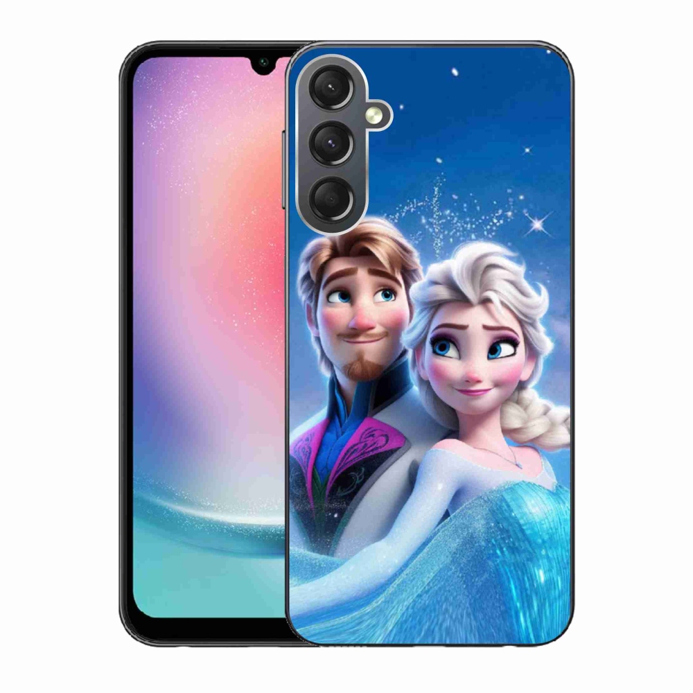 Gelový kryt mmCase na Samsung Galaxy A24 - ledové království 1