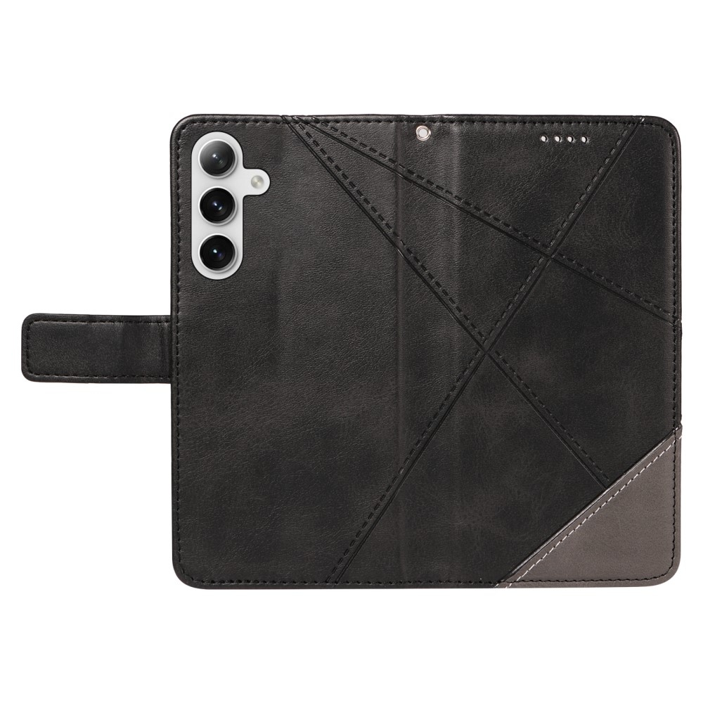 Triangle knížkové pouzdro na Samsung Galaxy S24+/S25+ - černé