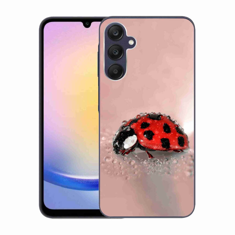 Gelový kryt mmCase na Samsung Galaxy A25 5G - beruška