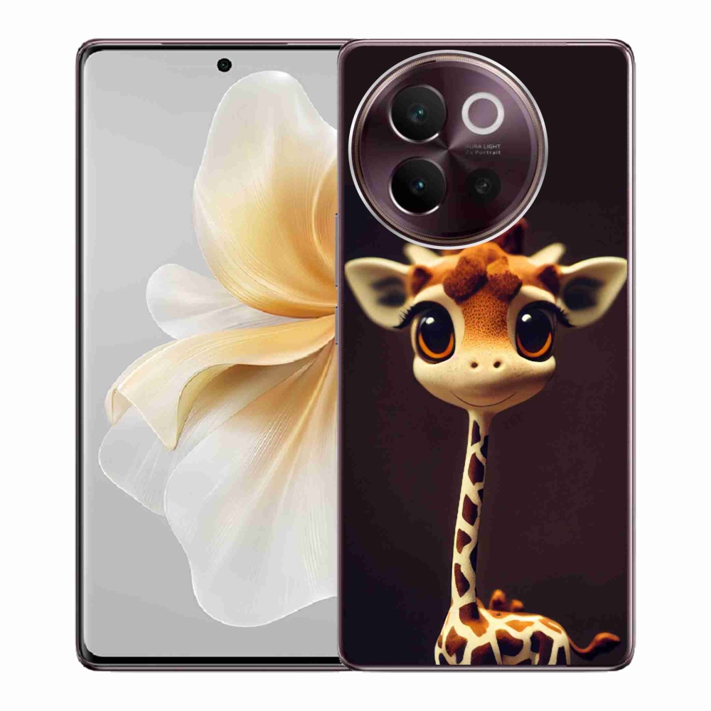 Gelový kryt mmCase na Vivo V40 Lite 5G - malá žirafa