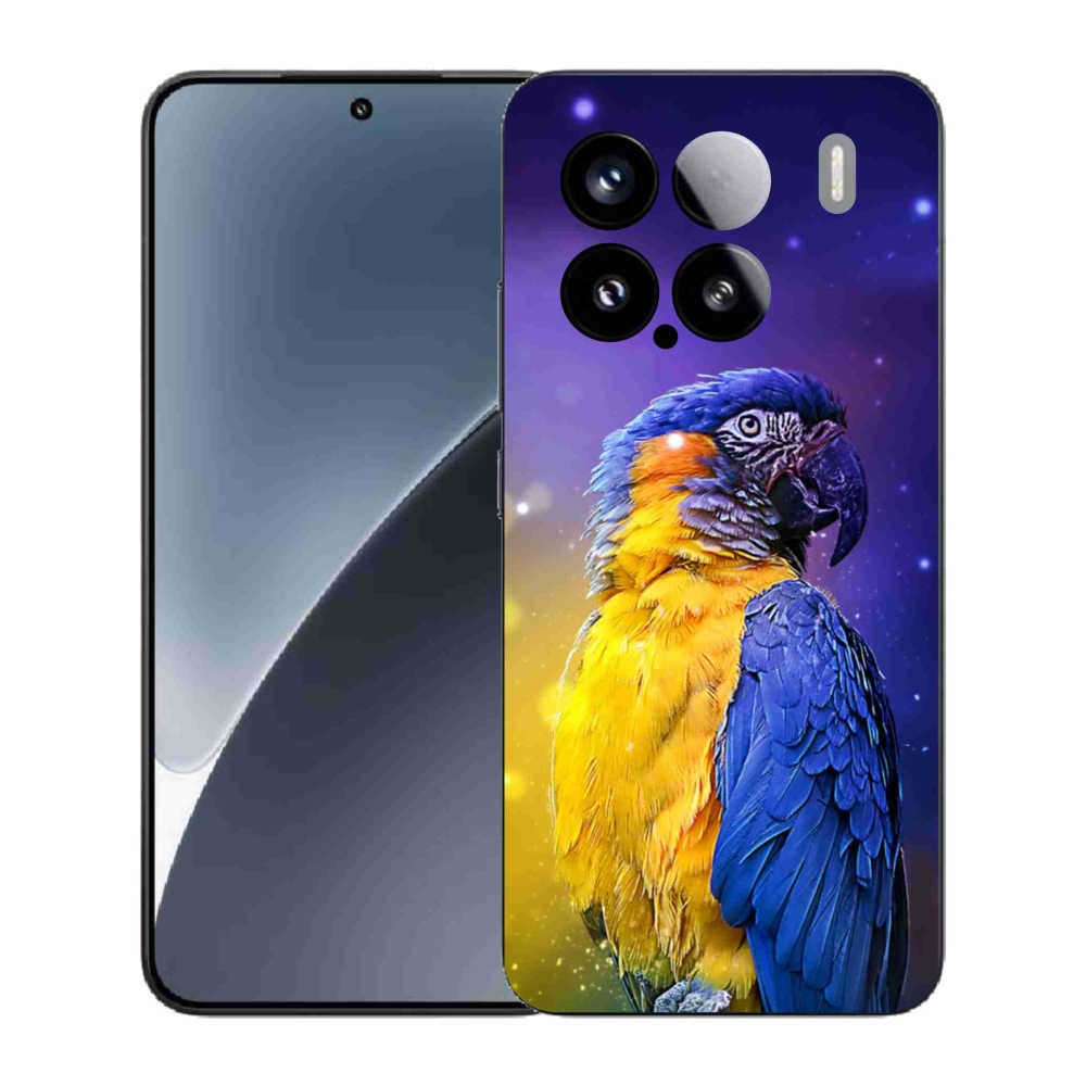 Gelový kryt mmCase na Xiaomi 15 - papoušek ara 1
