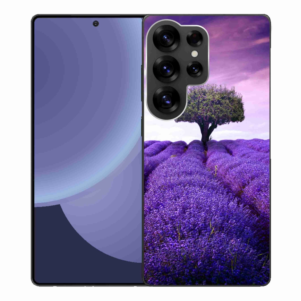 Gelový kryt mmCase na Samsung Galaxy S25 Ultra - levandulová louka