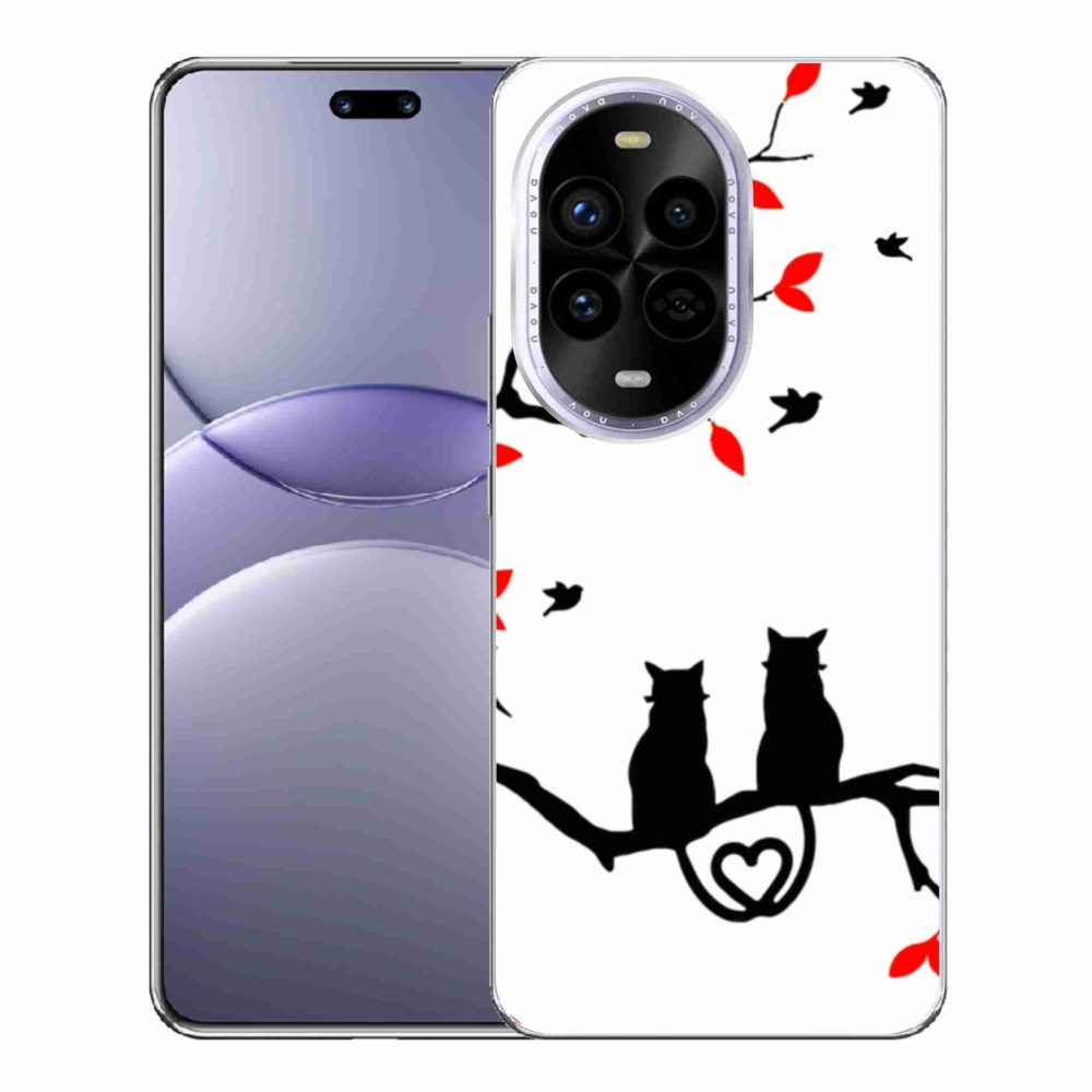 Gelový kryt mmCase na Huawei Nova 13 Pro 5G - kočičí láska
